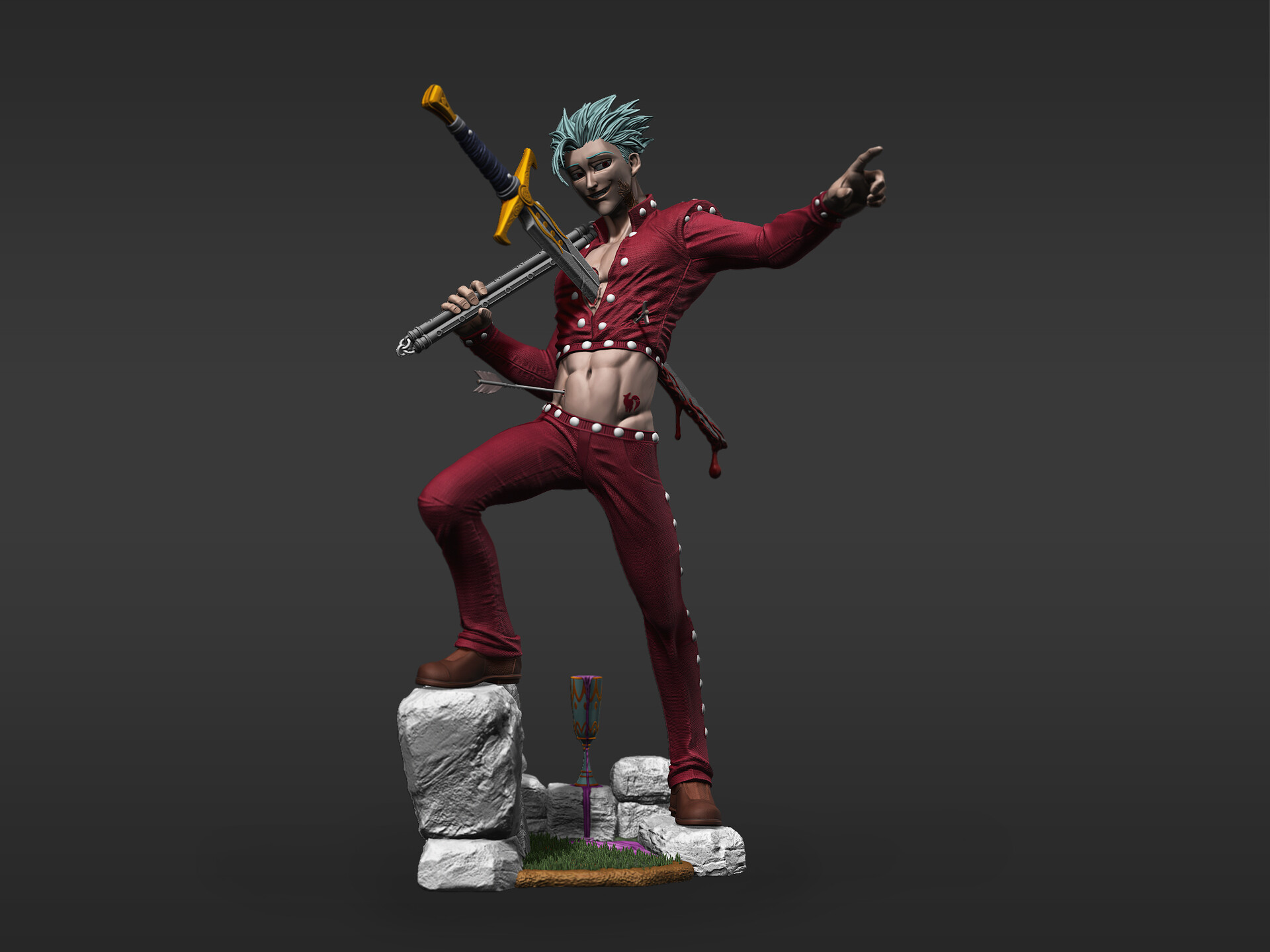 Artstation Ban The Fox Sin Of Greed Seven Deadly Sins Fanart