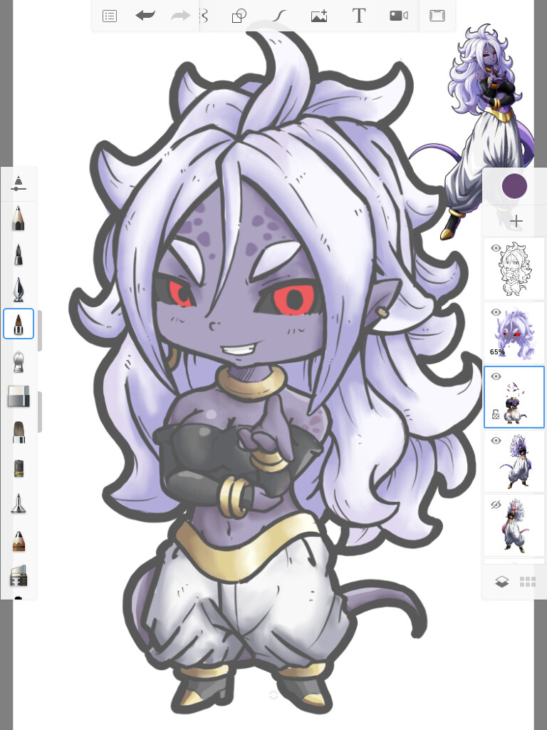 jyg pencil 422 android 21 evil form