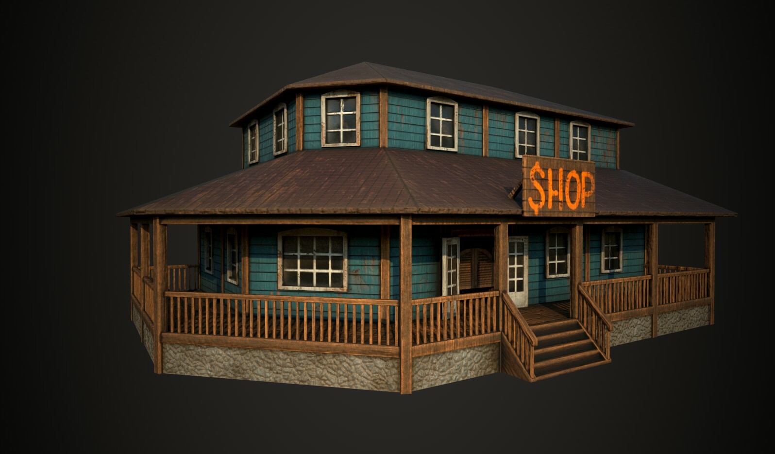 ArtStation Wild West Shop