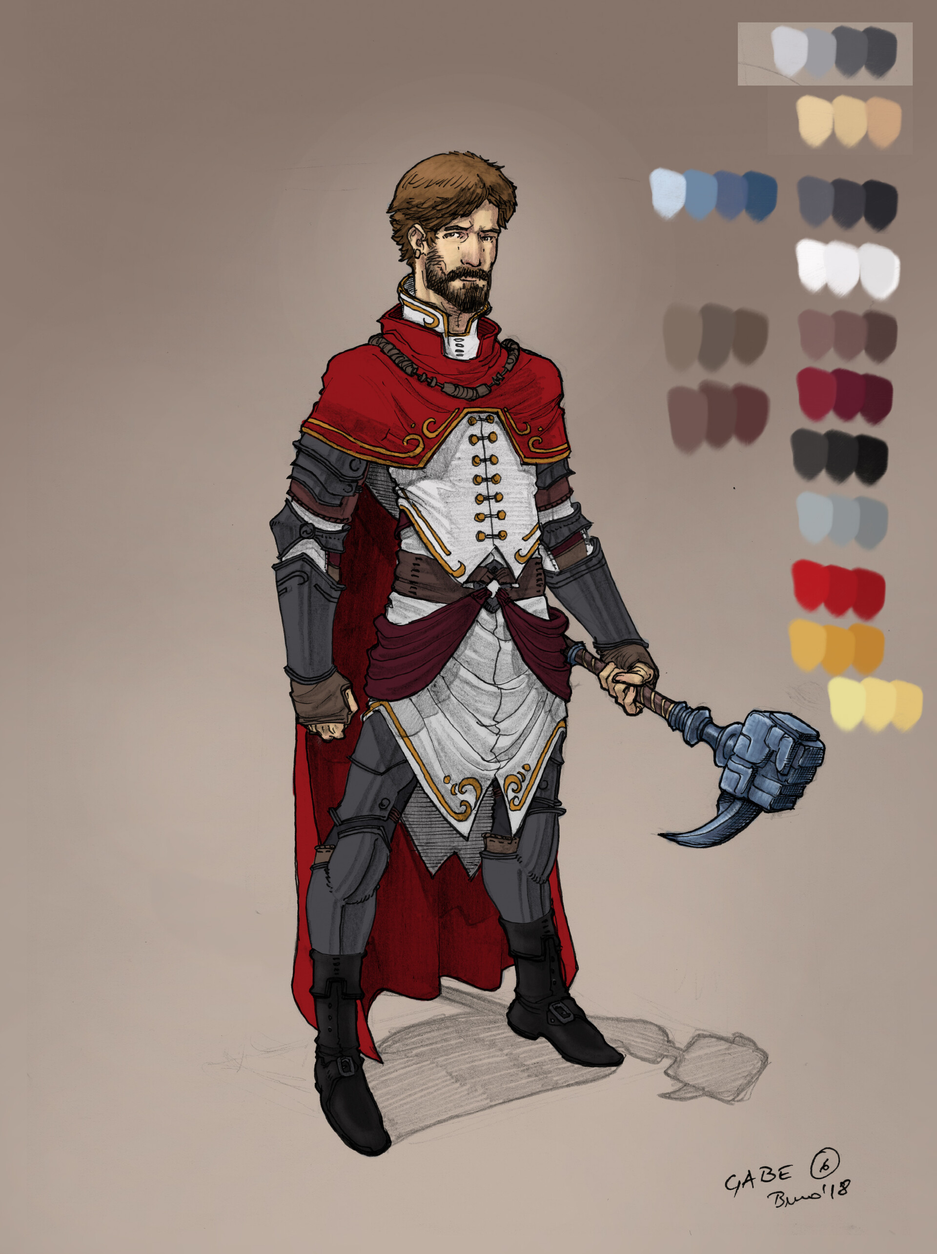 Artstation Fantasy Rpg Character Concepts Vol1 Bruno RoÄ'ak