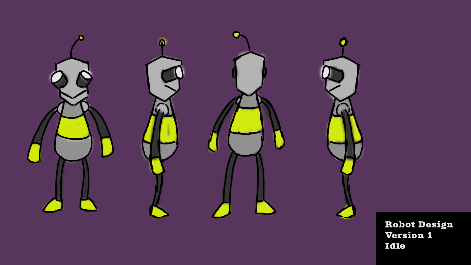 ArtStation - Game Jam 2019 Dancing Robot Project