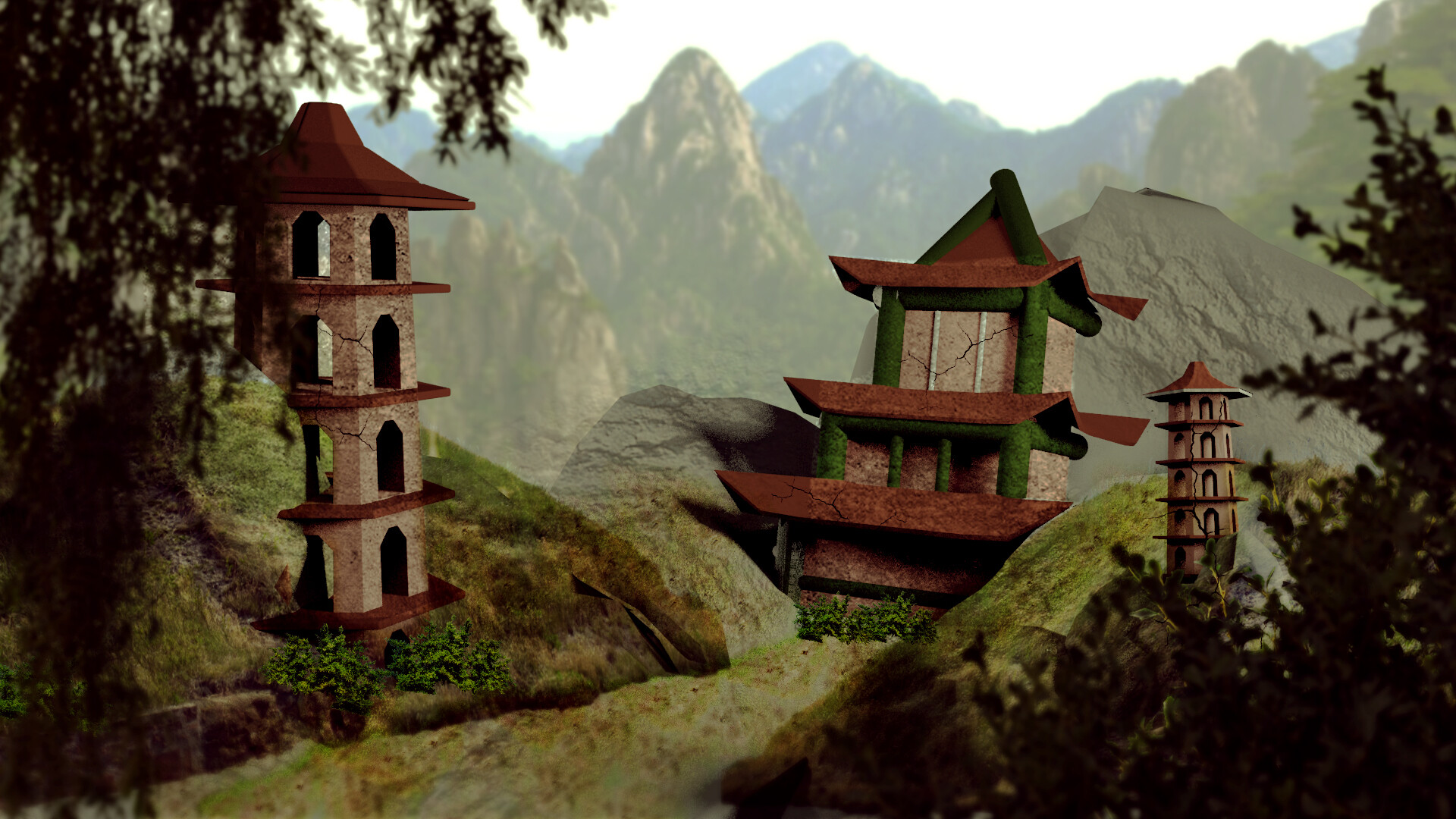 Artstation Ruins Francis Adeo Bellarde