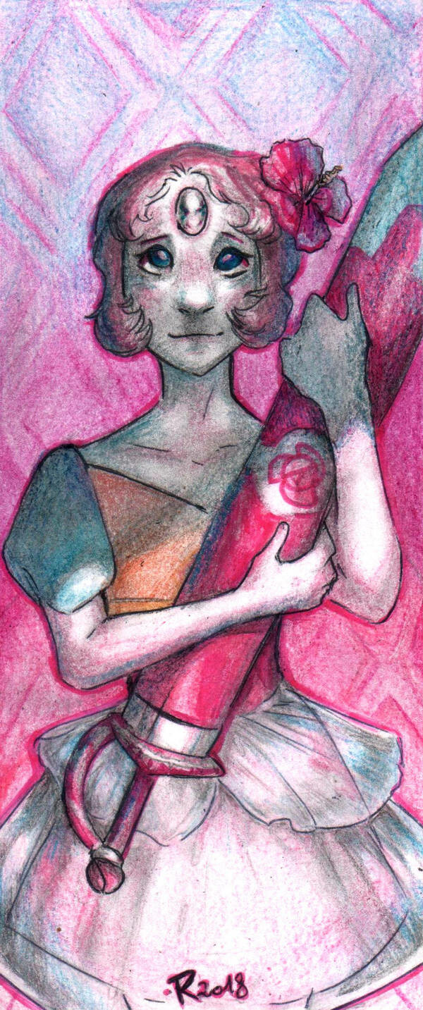 Another Steven Universe fanart! Probably Pearl is the character from this show that we draw the most XD.

Well, her design (and story) is so interesting! So, here's another Pearl.