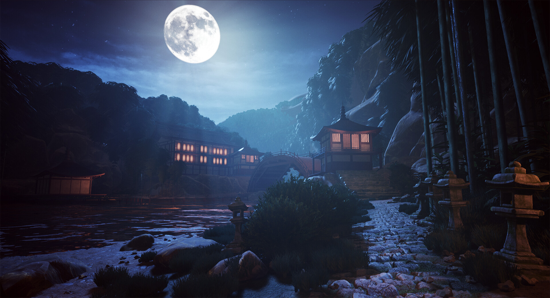 ArtStation The Village Feudal Japan Challenge, Kem Yaralioglu