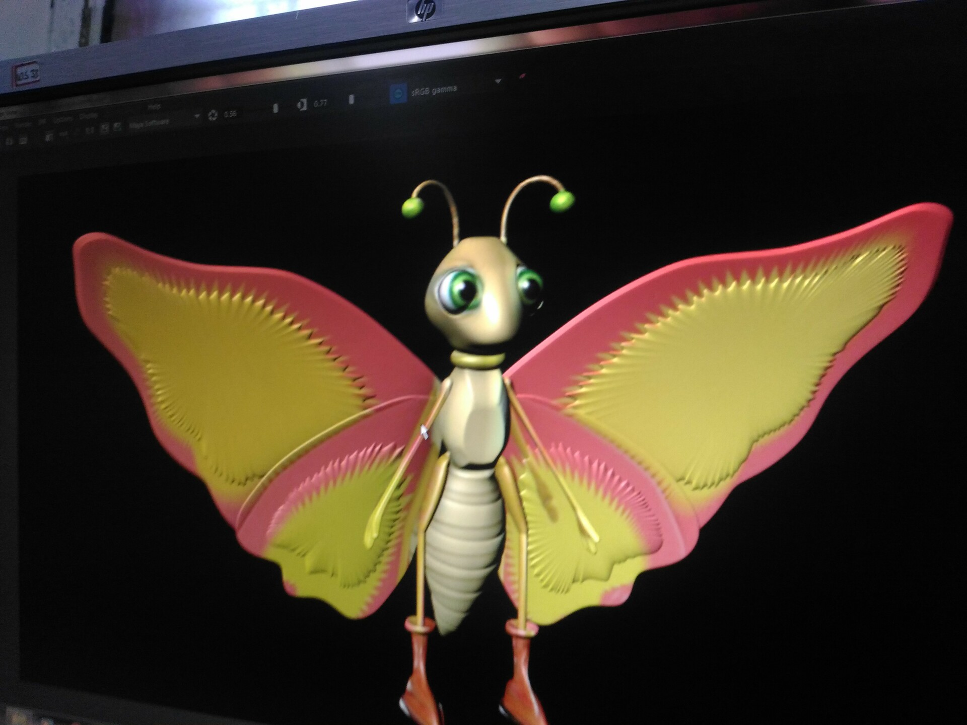 Artstation 3d Character Butterfly Puja Priya