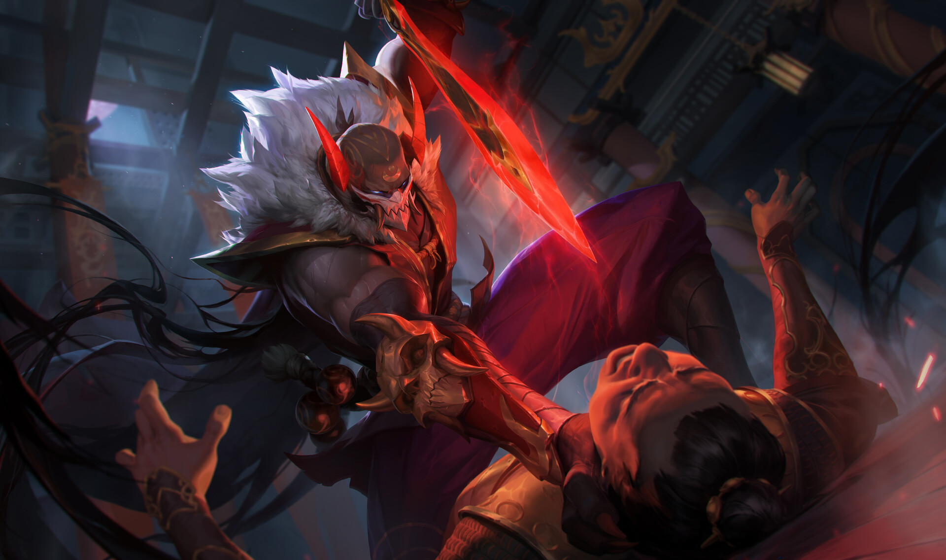 Artstation Bloodmoon Pyke Viktor Titov Za postanie jego splasha odpowiada bo chen, który pokazał jakie inne opcje rozważano w przypadku pyke. artstation bloodmoon pyke viktor titov
