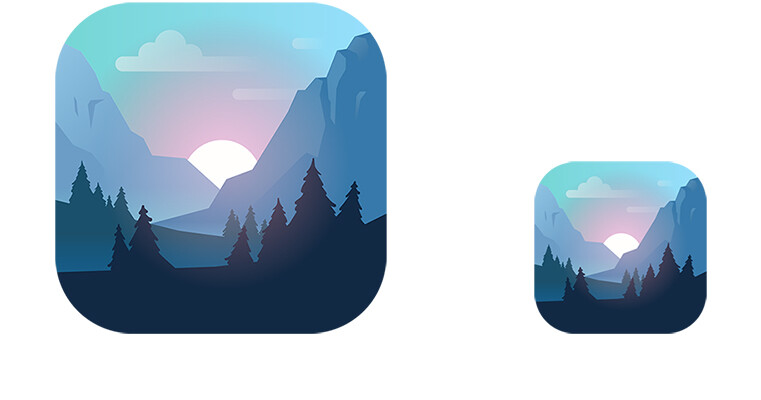 Icon created for the App Store 
