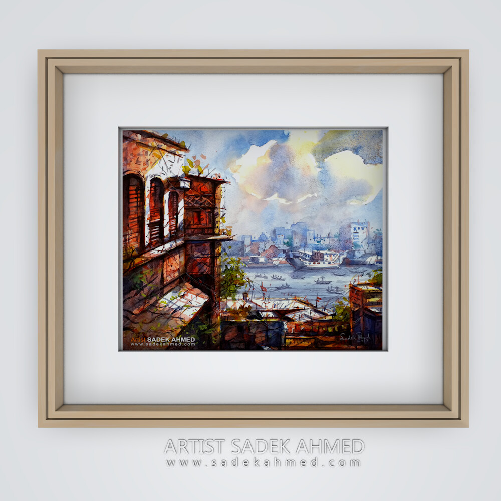 Artstation Watercolor Painting Of Sadek Ahmed Www Sadekahmed