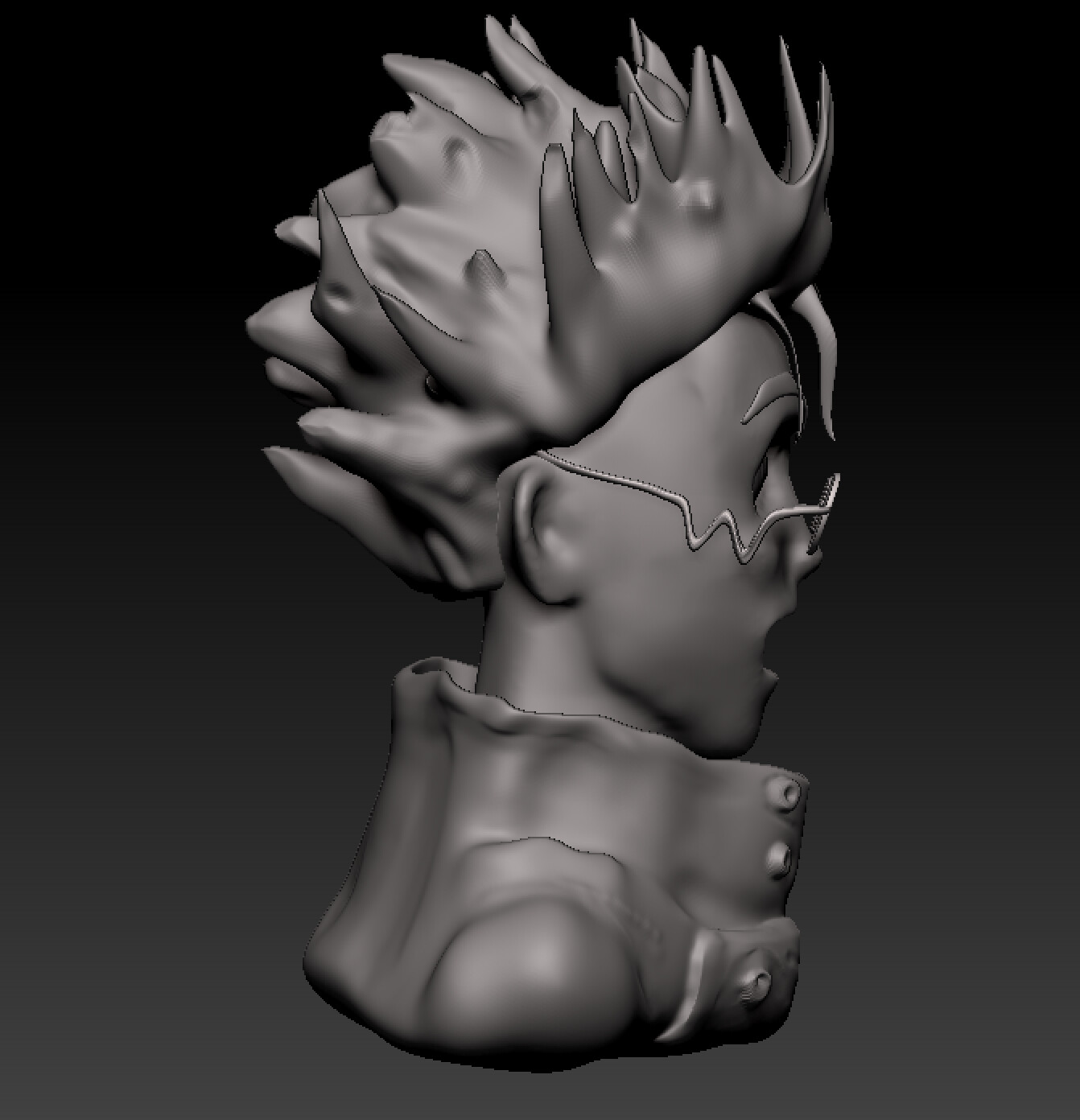 Ryan Wofford Anime Character Bust Design