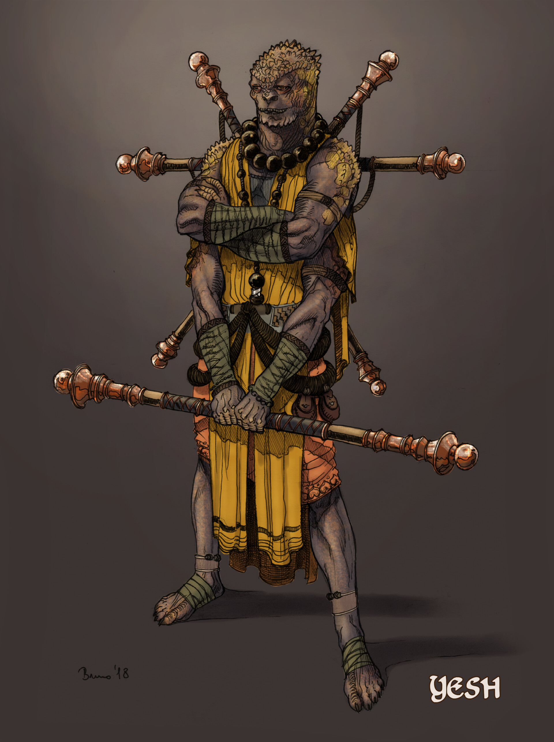 Artstation Fantasy Rpg Character Concepts Vol2 Bruno Rođak