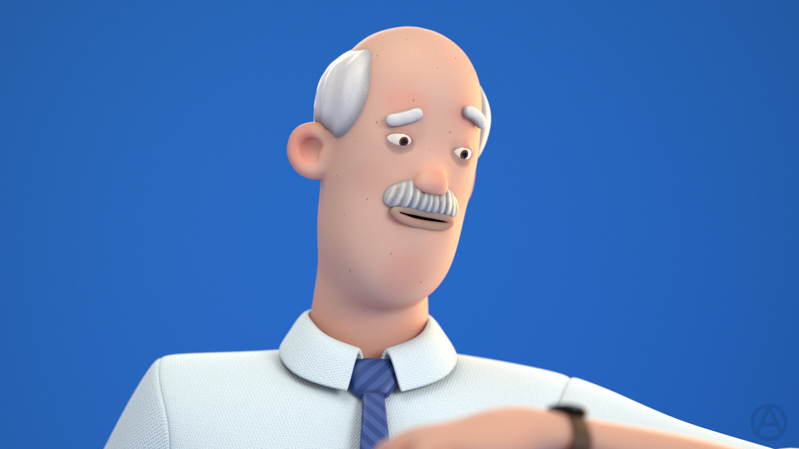 Customer Service Man, face