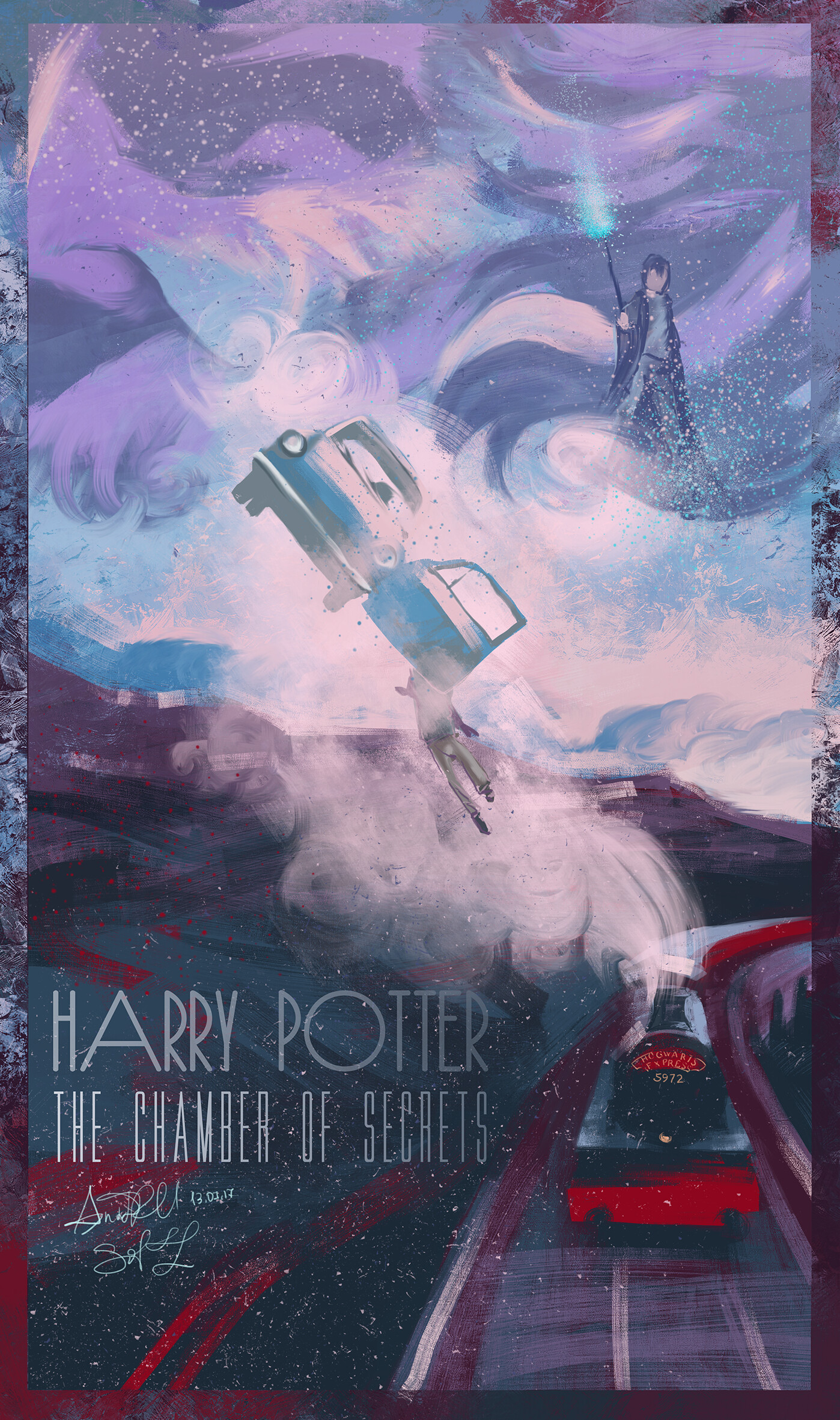 Artstation Harry Potter Fanart Posters Ann Kuvshinova