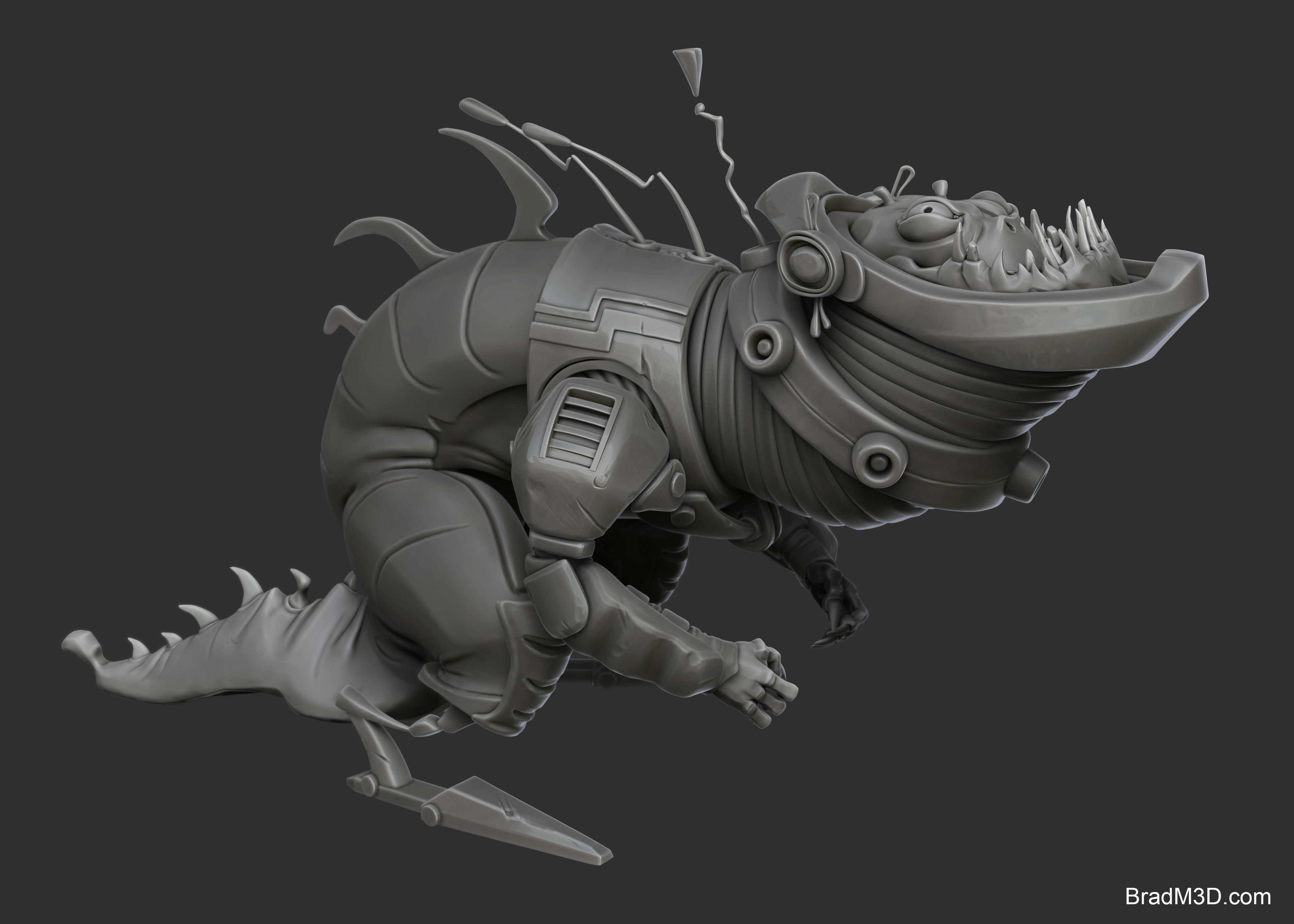 Zbrush: High Poly_01