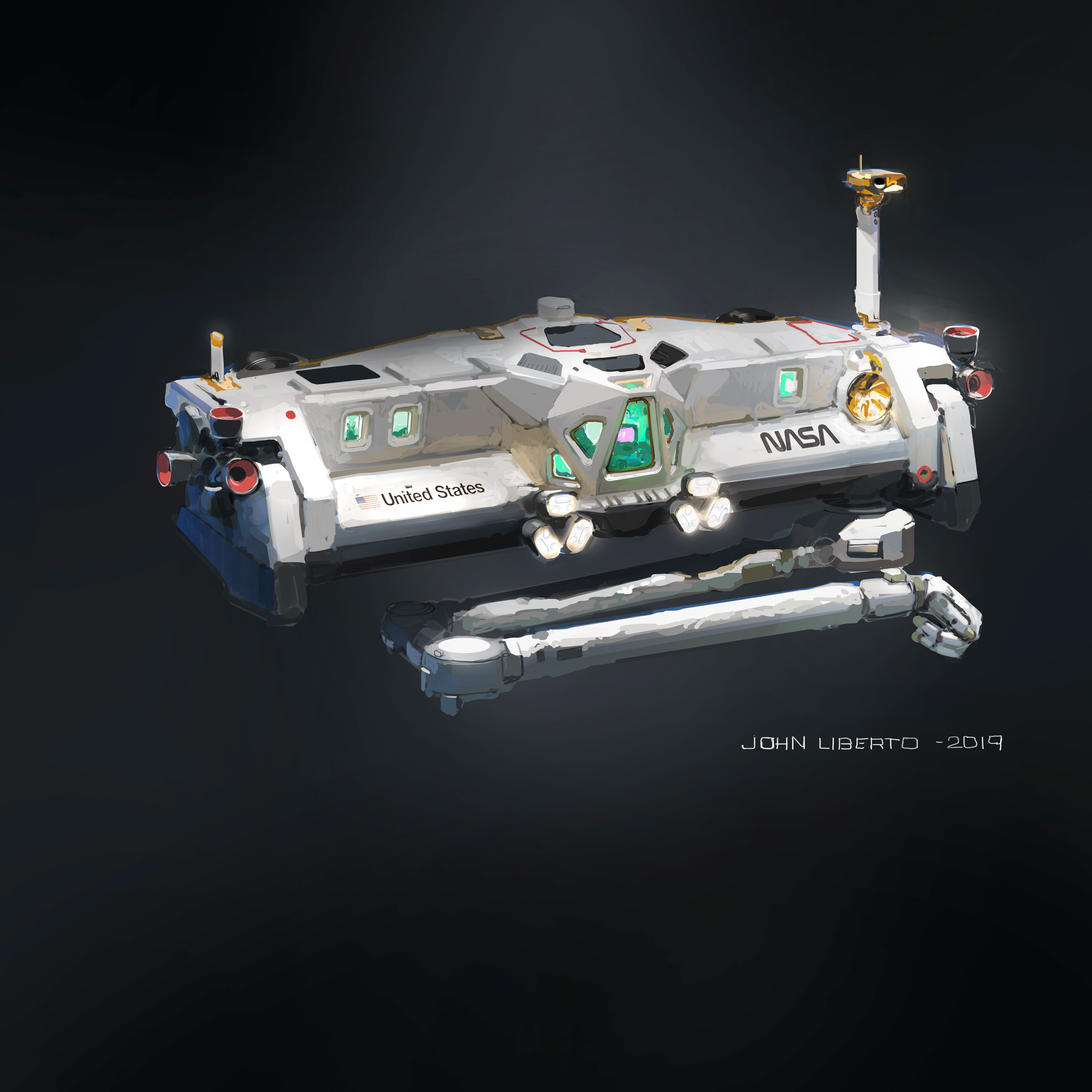 John Wallin Liberto Long arm ship