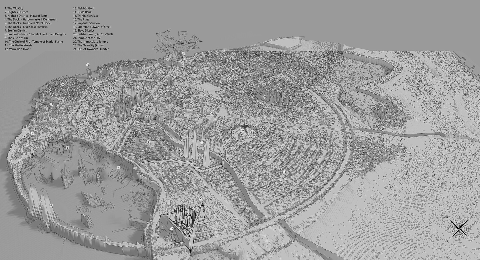 Chiaroscuro A Tratteggio