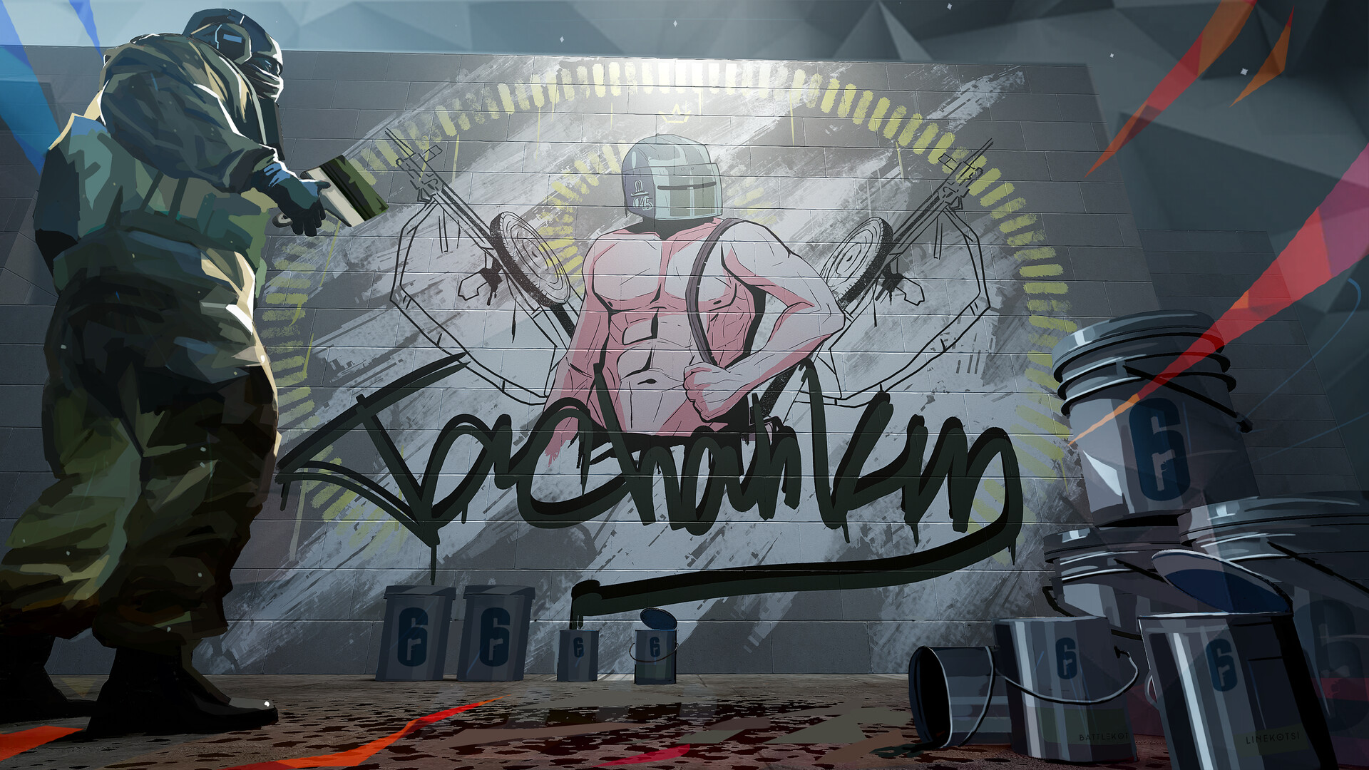 Artstation Creativity From The Glaz Tom Clancy S Rainbow Six Siege Liya Bohnat