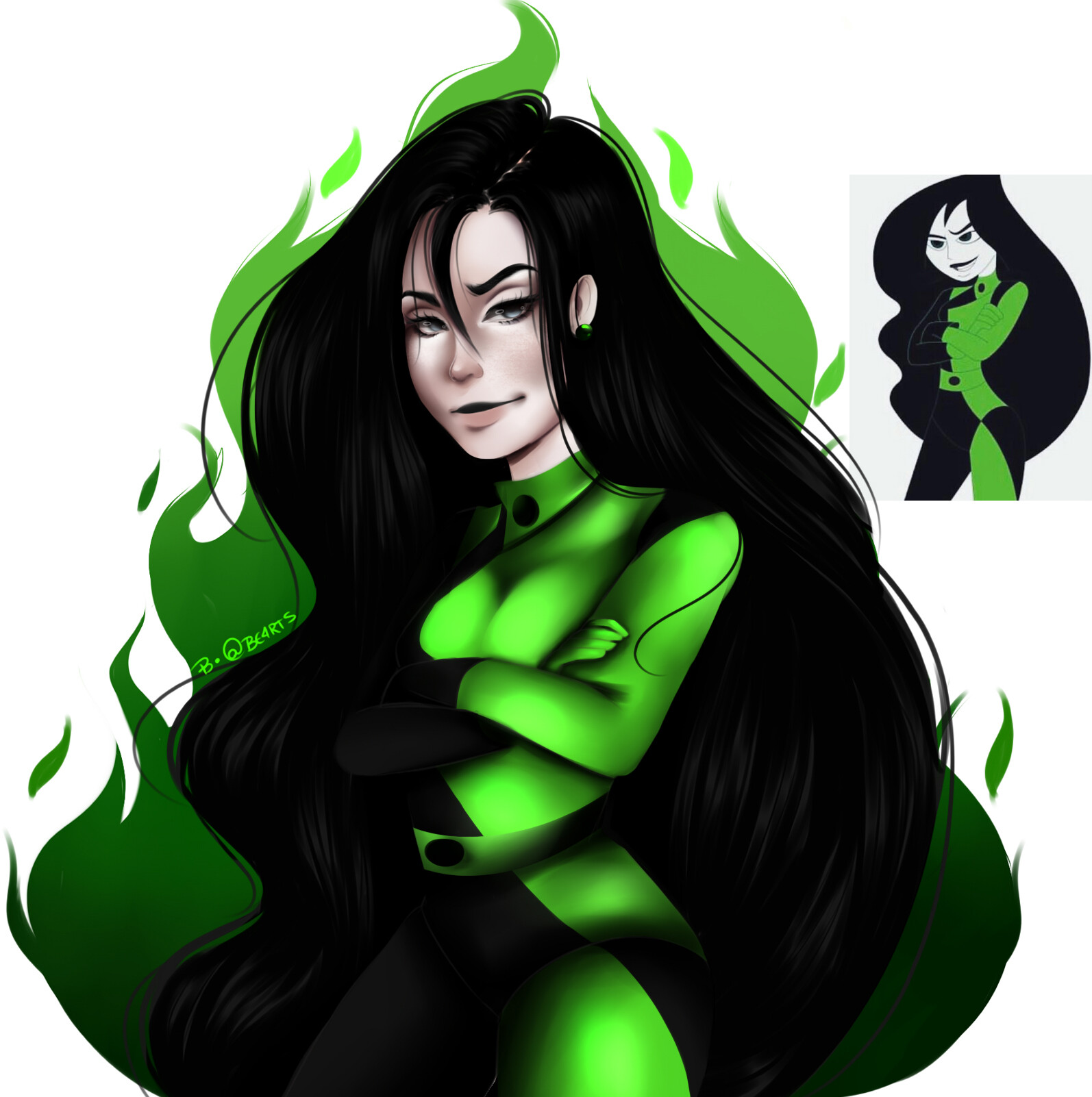 Shego from Kim Possible. 