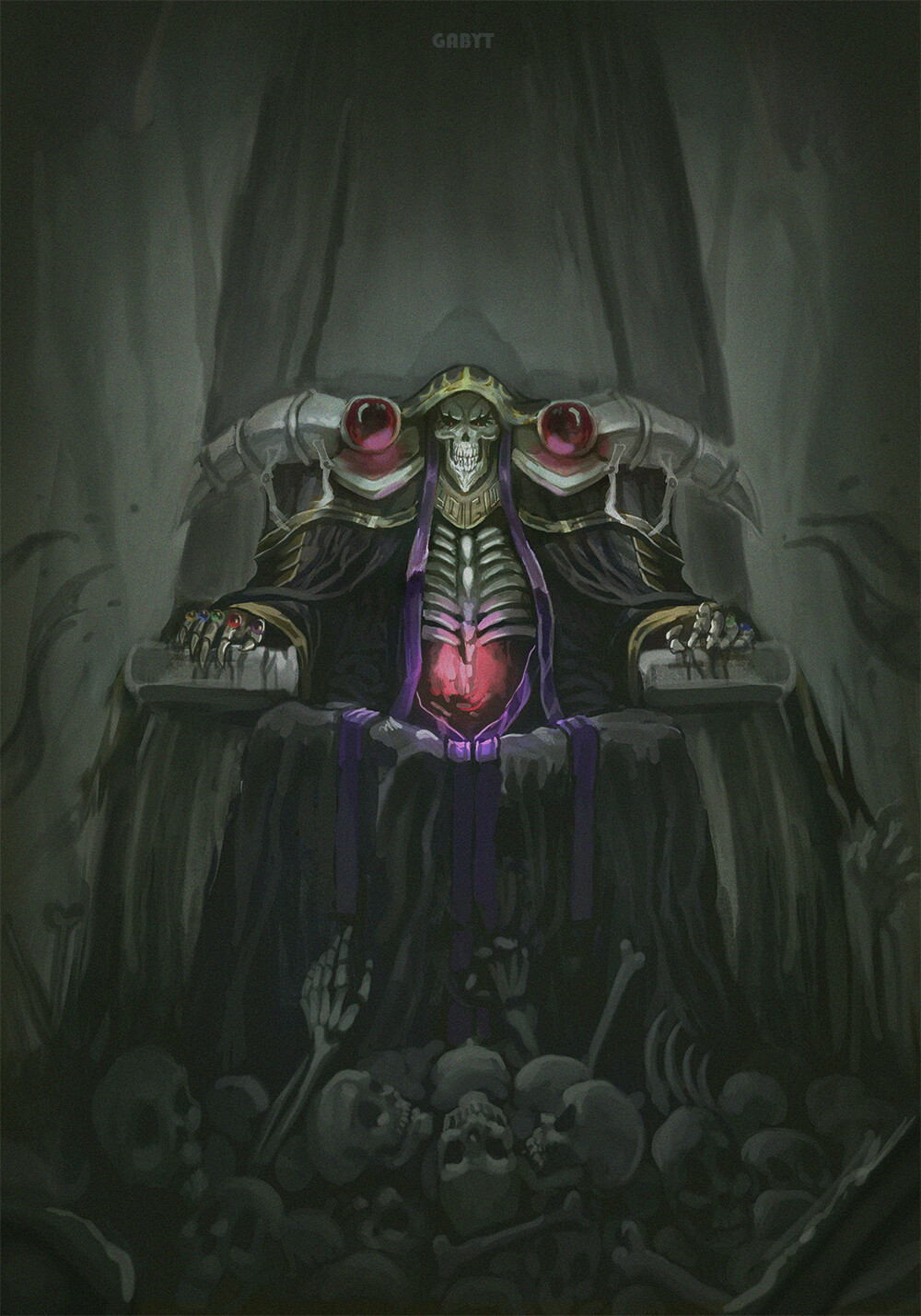 Artstation King Of The Dead Overlord Gabyt Gabriele Sousa Skills ainz has from overlord class and level. artstation king of the dead
