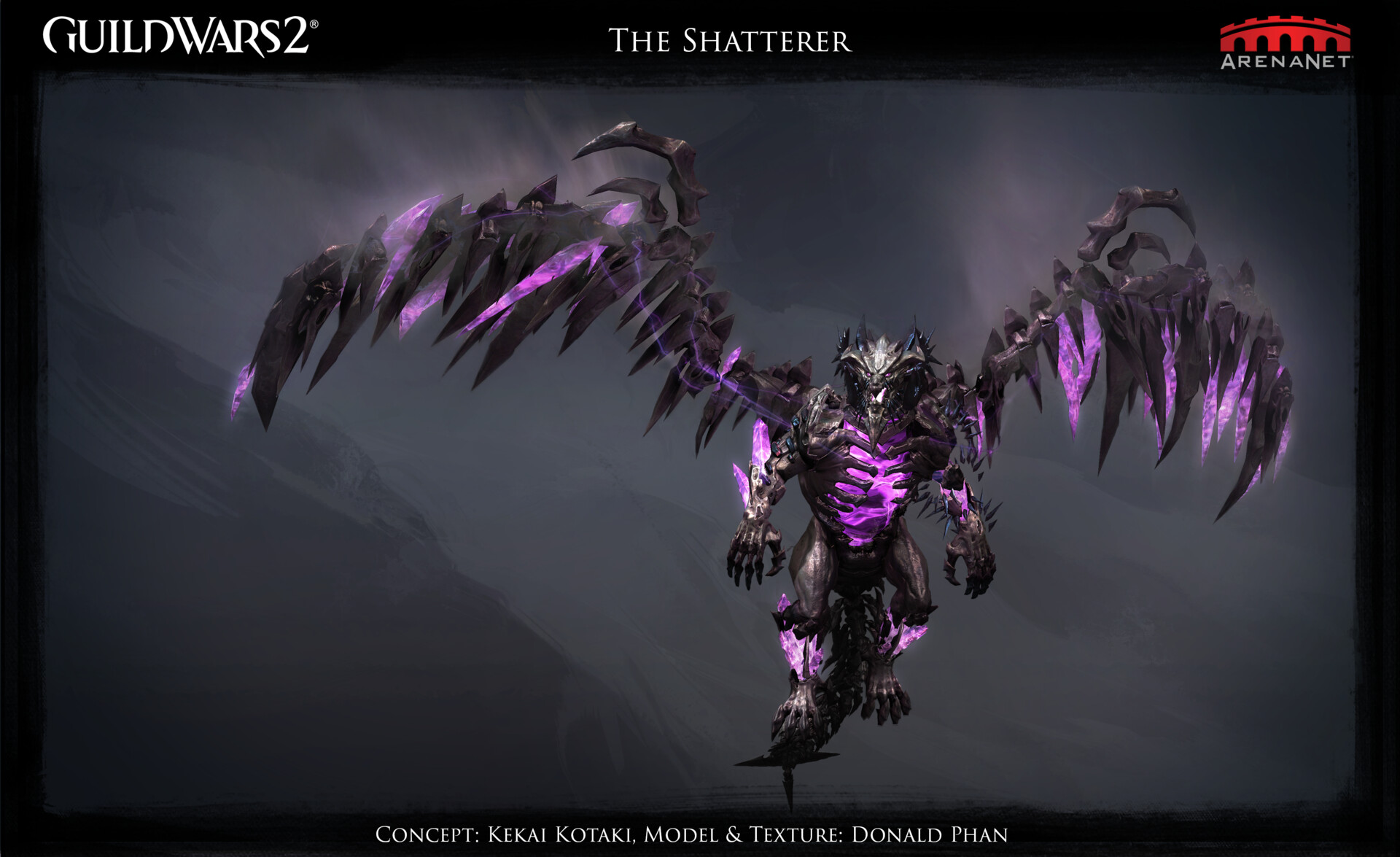 Artstation Guild Wars 2 The Shatterer And Shadow Behemoth