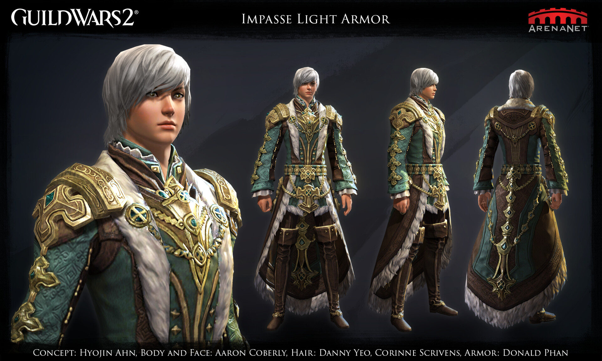 Artstation Guild Wars 2 Impasse Light Armor Male Donald Phan