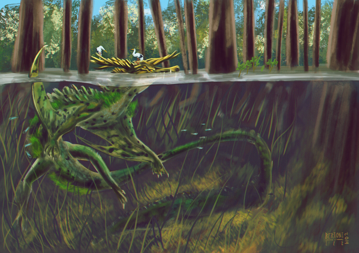ArtStation - The Dragon Swamps