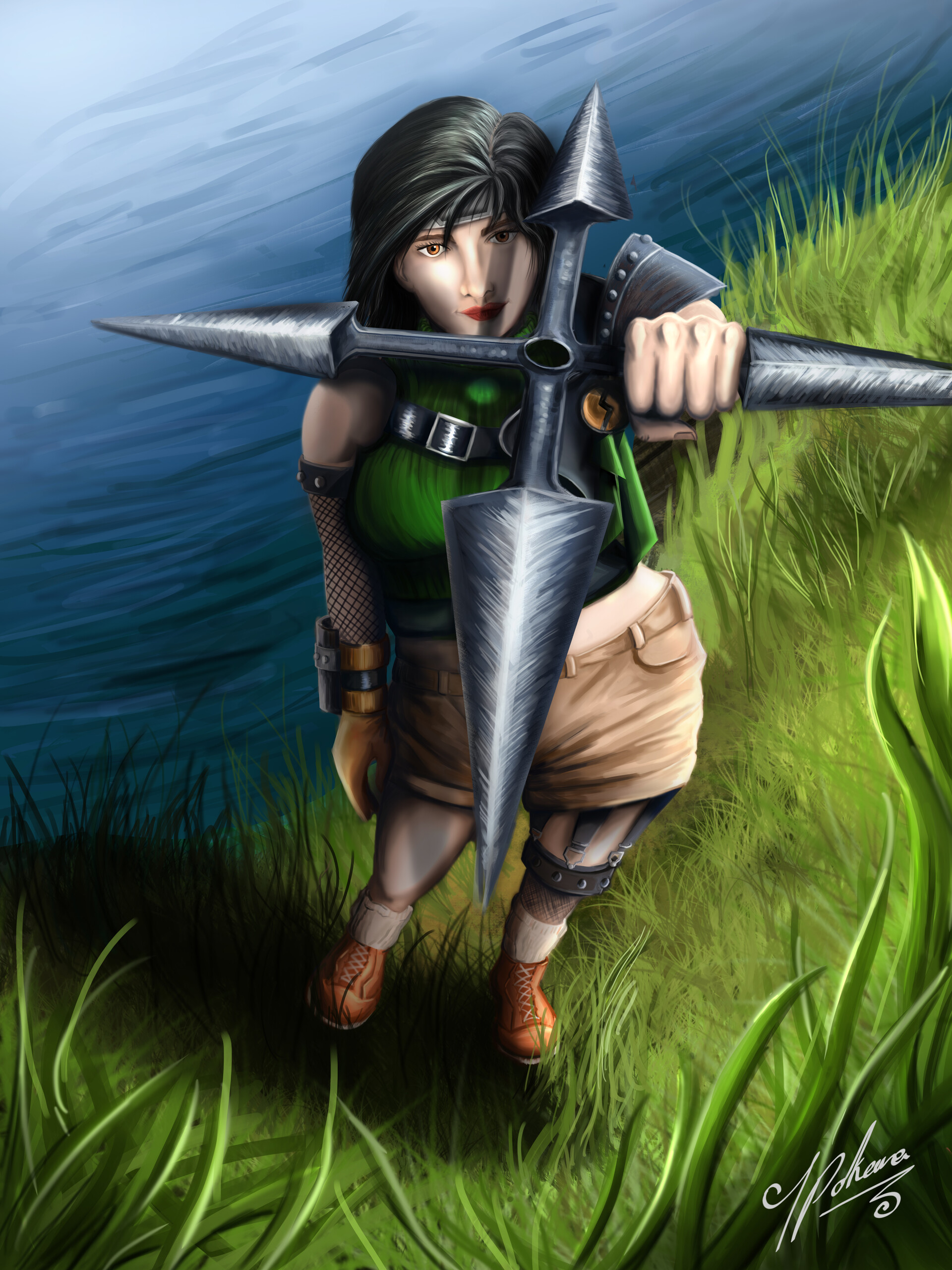 Artstation Yuffie Final Fantasy 7 Tara Pokora Aka Balefyren