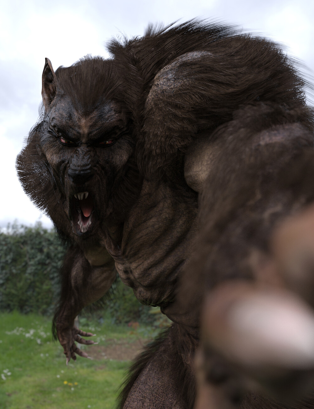 Sculpt, rigging, textures, fur: L. L. Garner
Render: L. L. Garner
