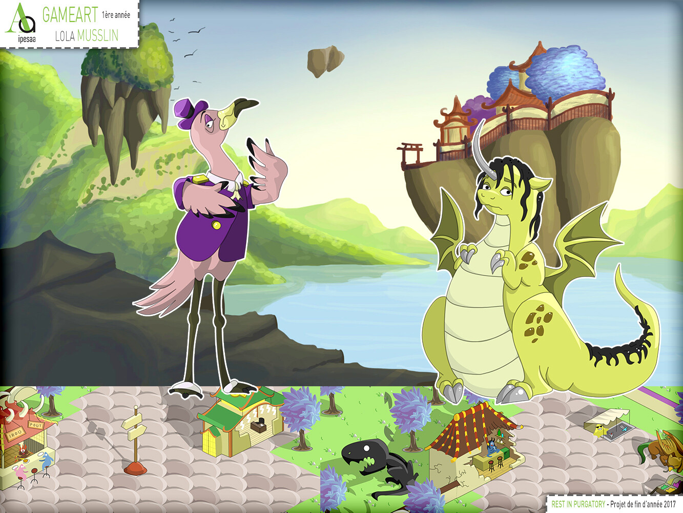 Artstation R I P Environment Lola Musslin
