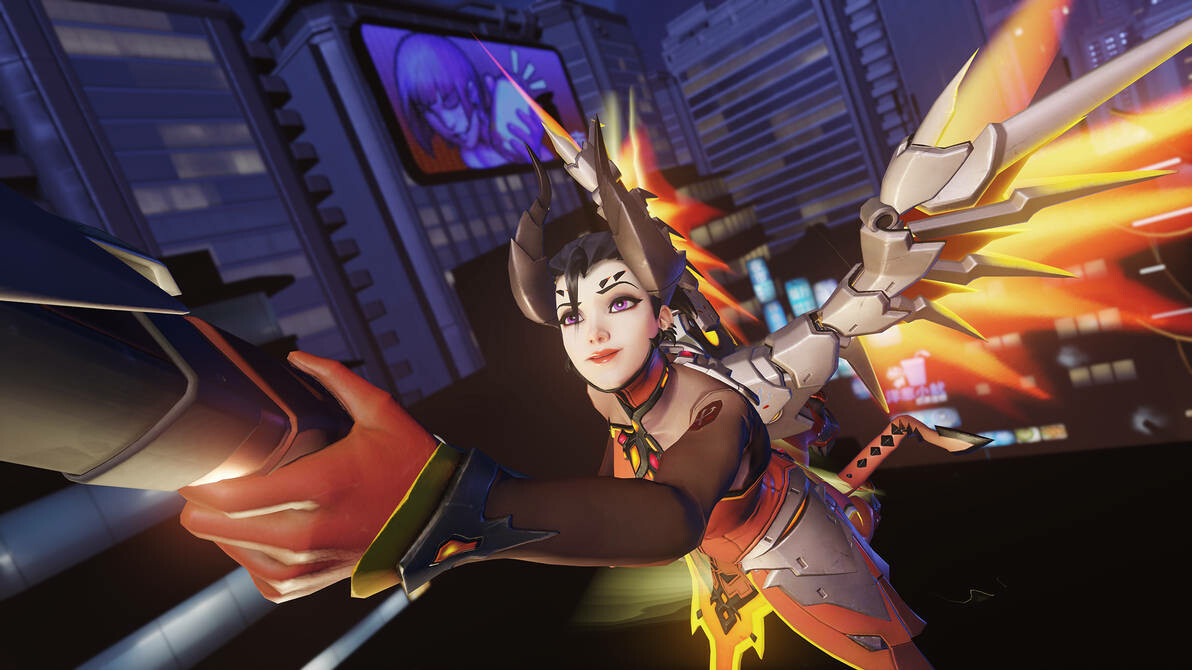 Artstation Mercy Devil Skin Donald Phan