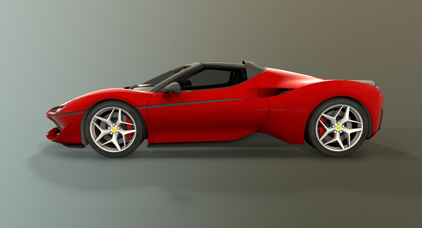 Ferrari j50 с крышей
