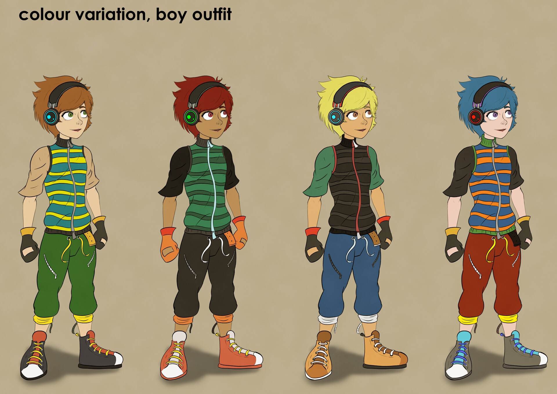 Artstation The Boy Character Design