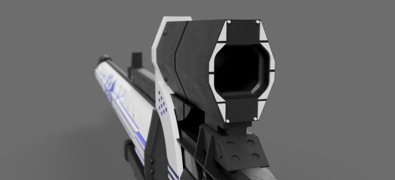 Artstation Destiny 2 Izanagi S Burden Rifle 3d Model Damian Taylor