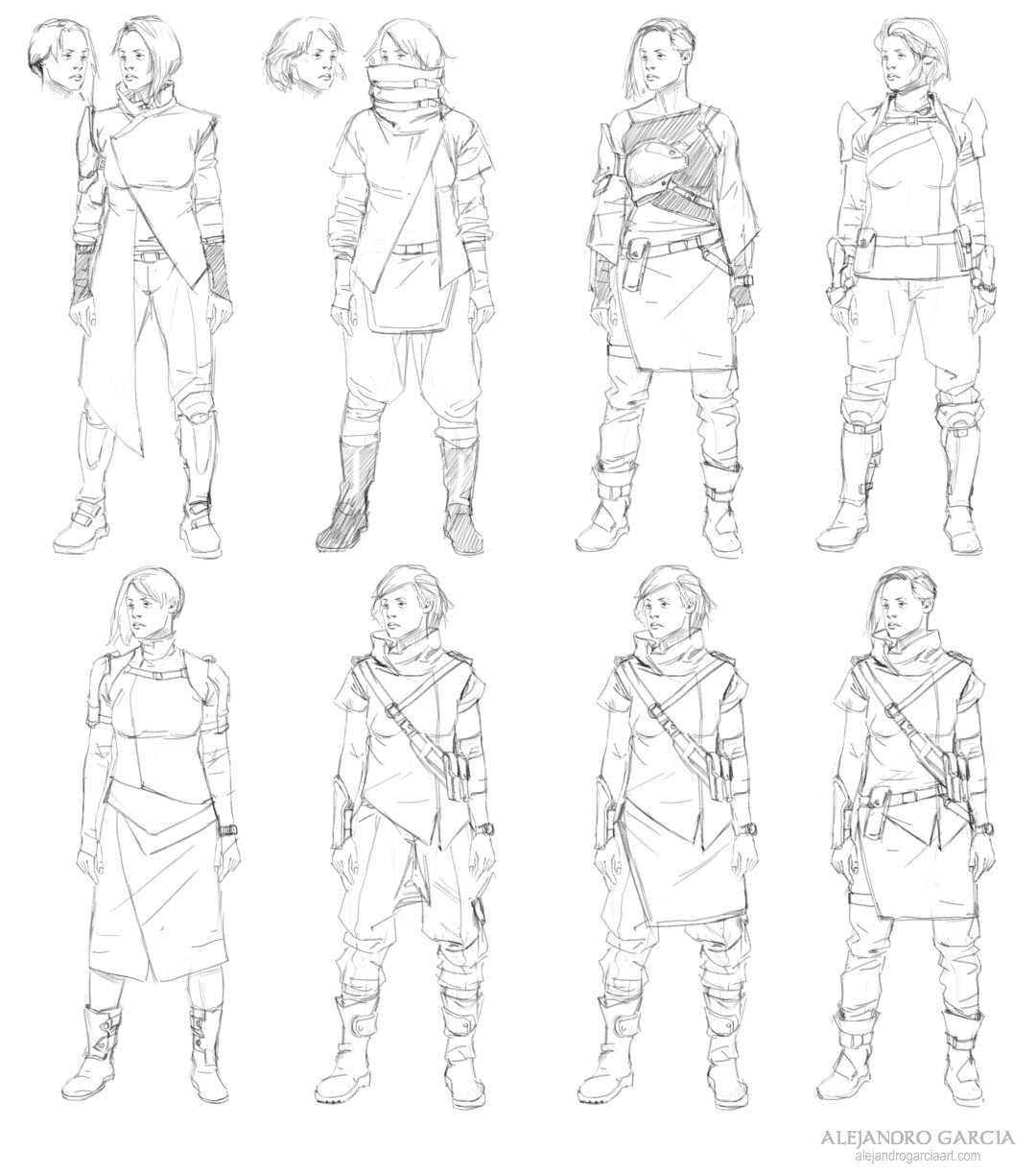 [EXO: Mankind Reborn] - Claire and Mel Concepts