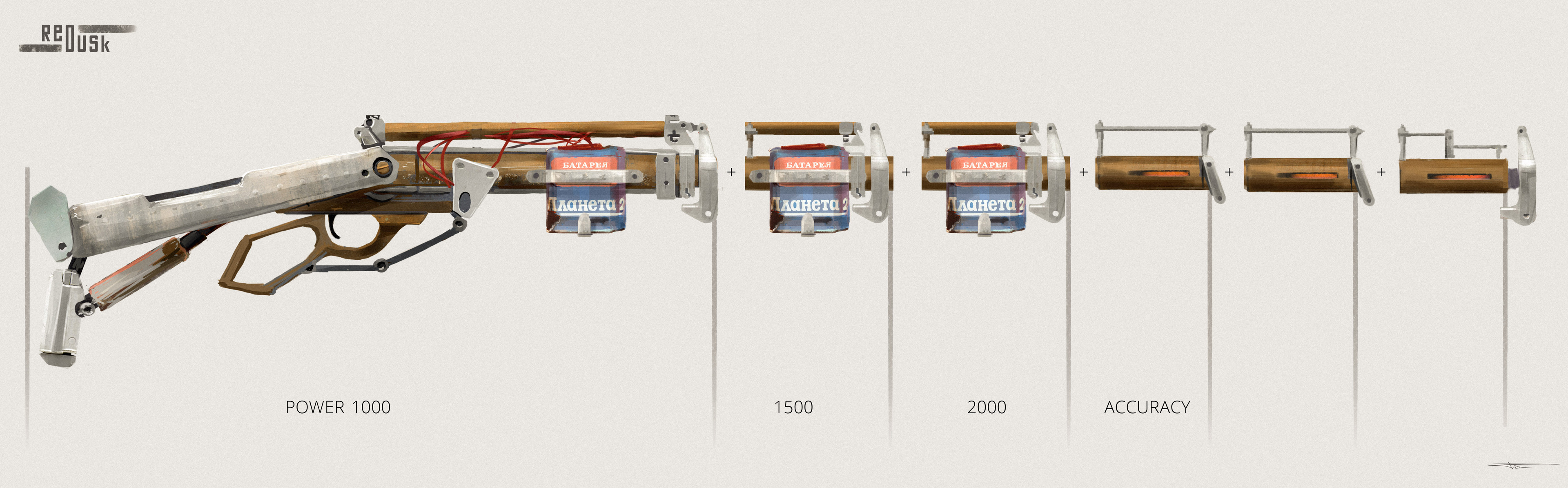 Upgrades (increasing power and accuracy)