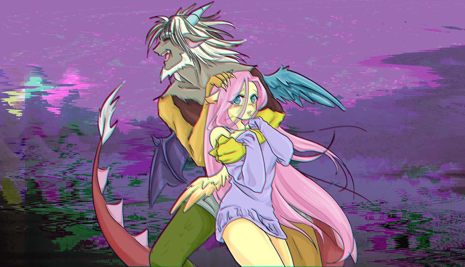 mlp fluttershy and discord human