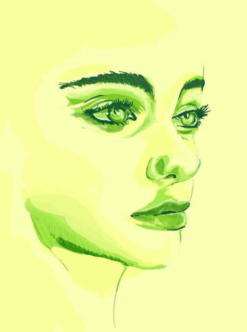 Artstation Face Side Profile Deen Du Preez