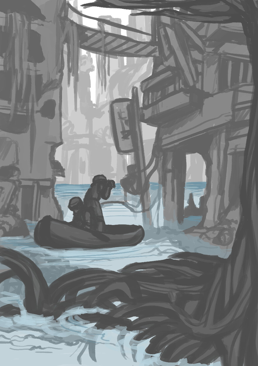 Artstation Destroyed City Laureline De Cremoux Man i can't wait for you g. destroyed city laureline de cremoux