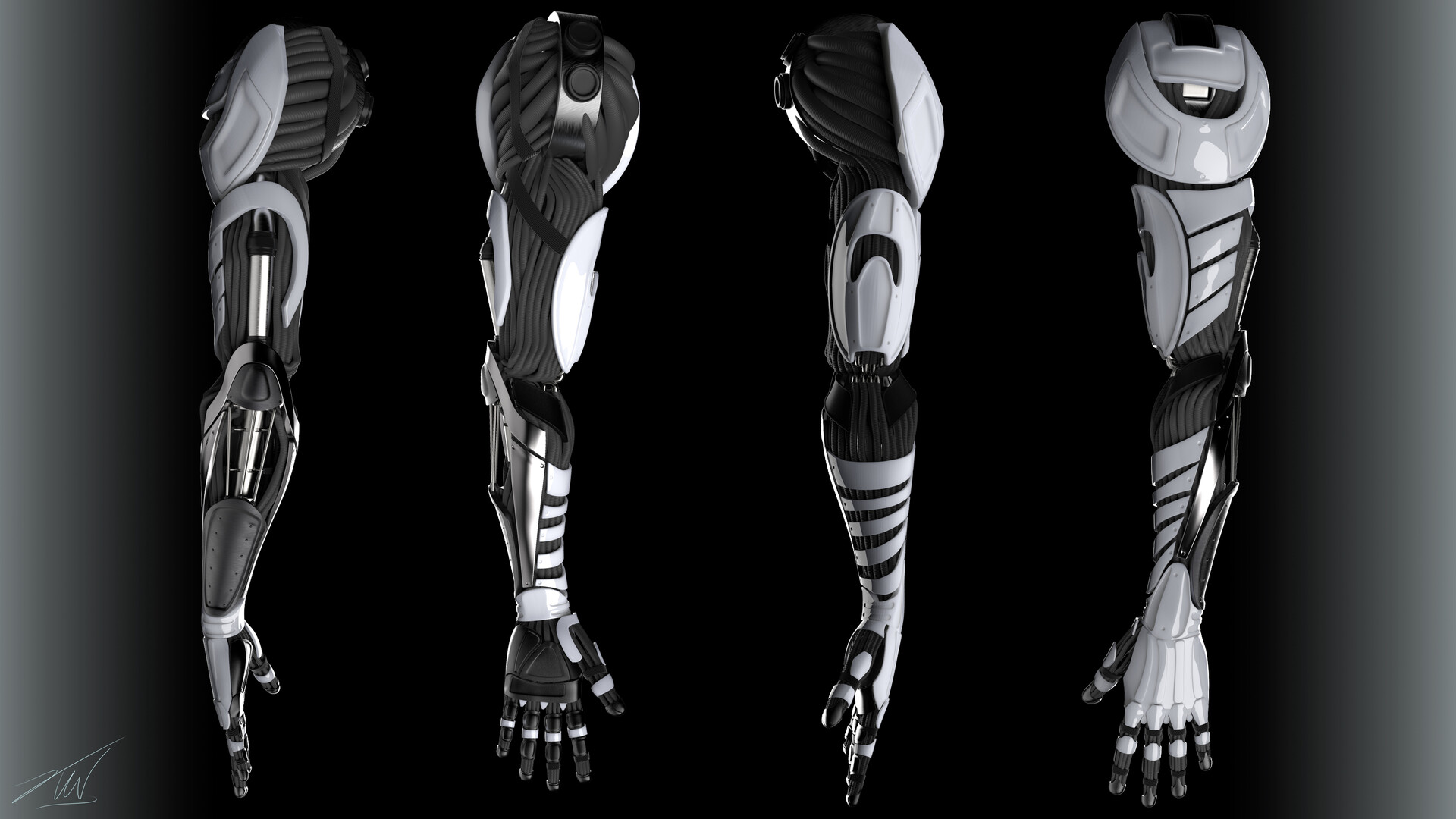 human mechanical arms