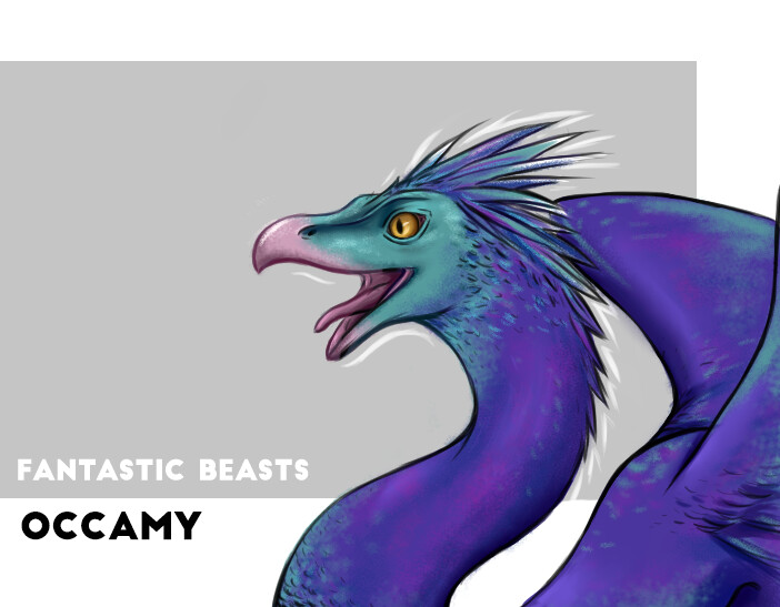 Artstation Occamy Fantastic Beasts Fanart Pauline Marseglia