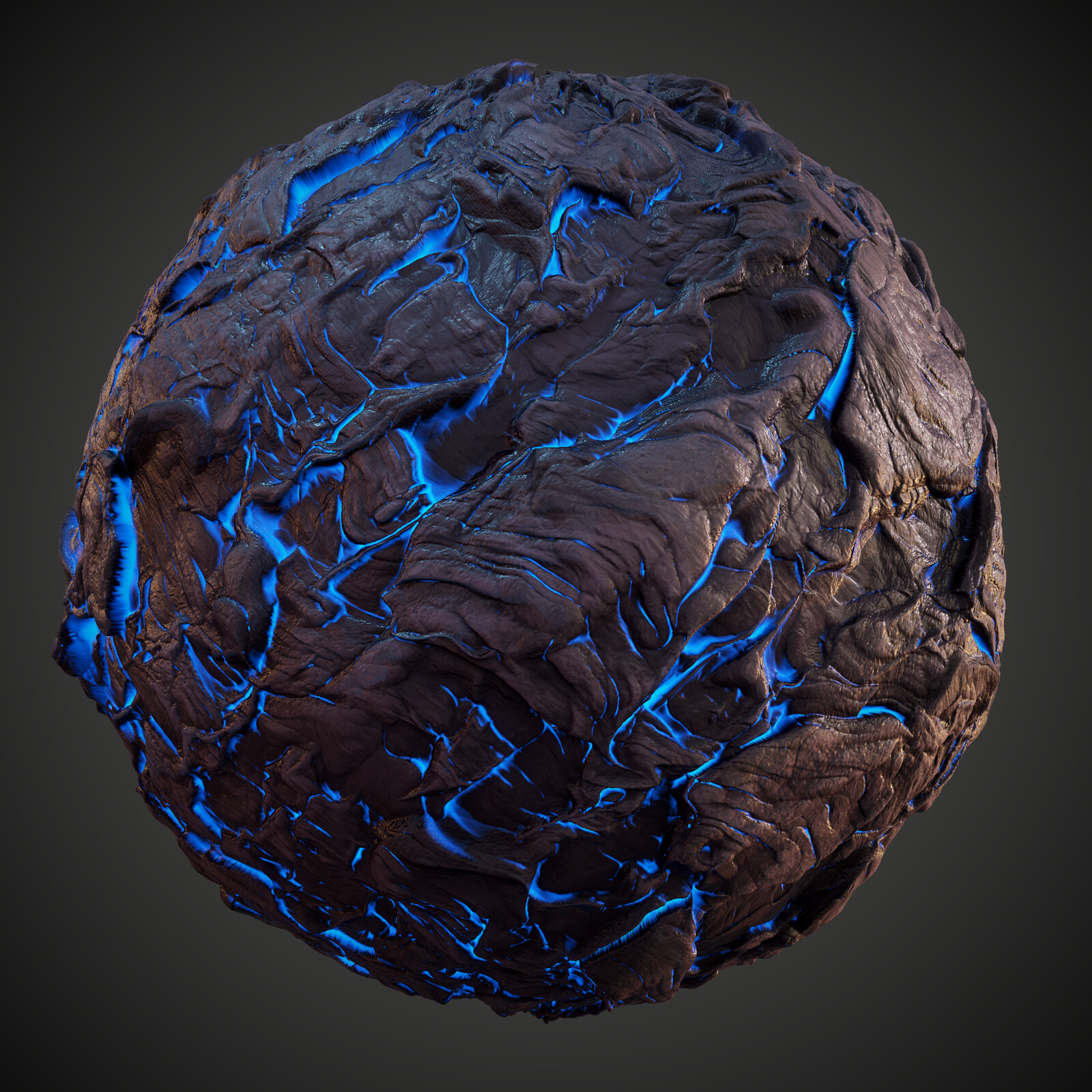Blue Volcanic Rock 100% Substance 