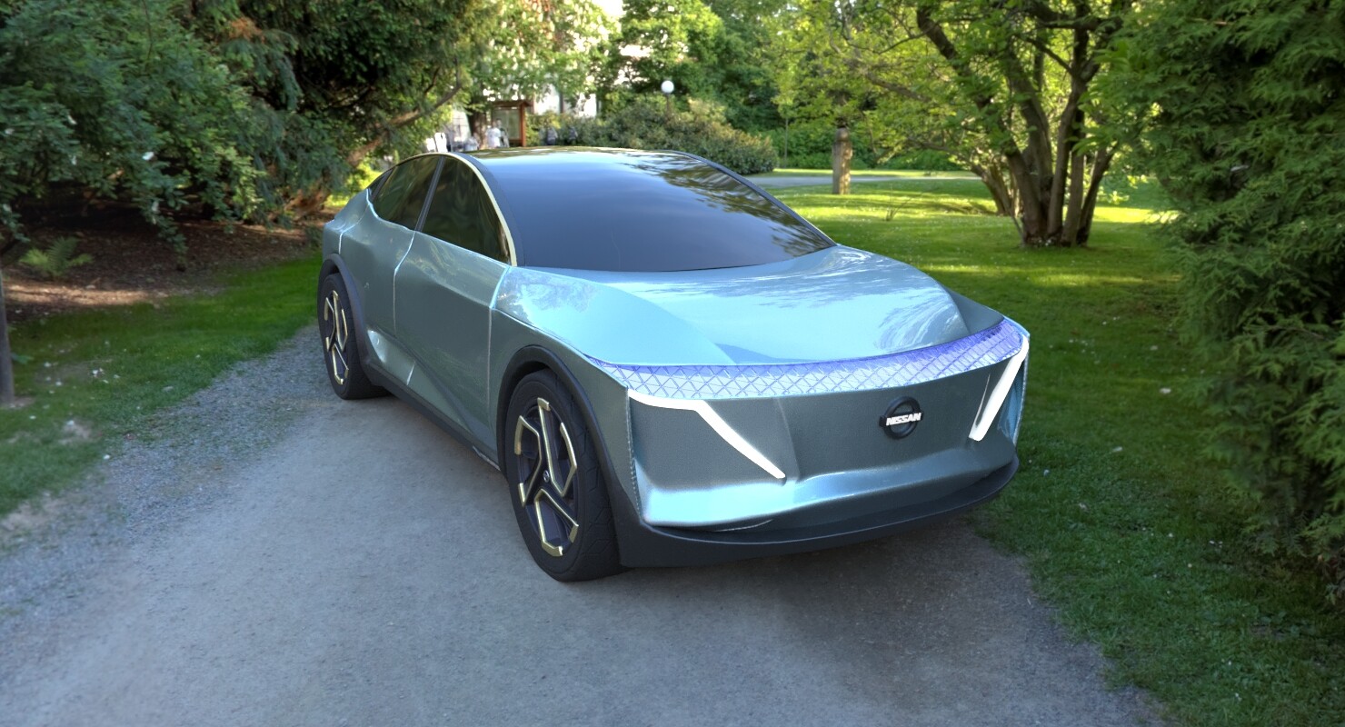 Artstation Nissan Ims Concept Car 3d Model Vladimir Petrov
