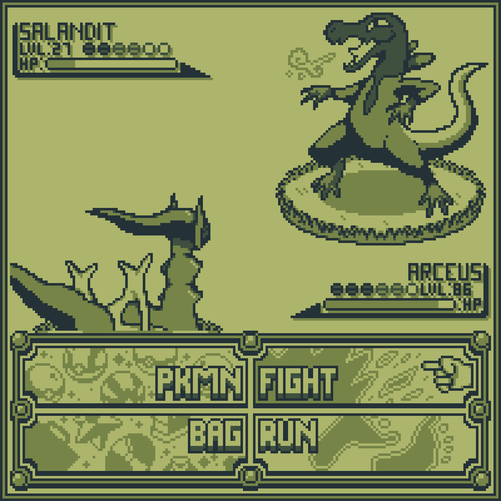 Artstation Pixel Art Skill Training 3 A Pokemon Battle Jean Baptiste Gabert