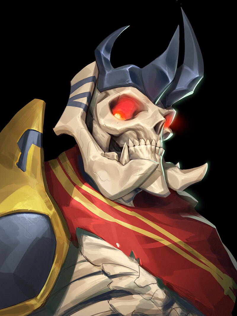 Zhong Yang Dota2 Skeleton King Fanart