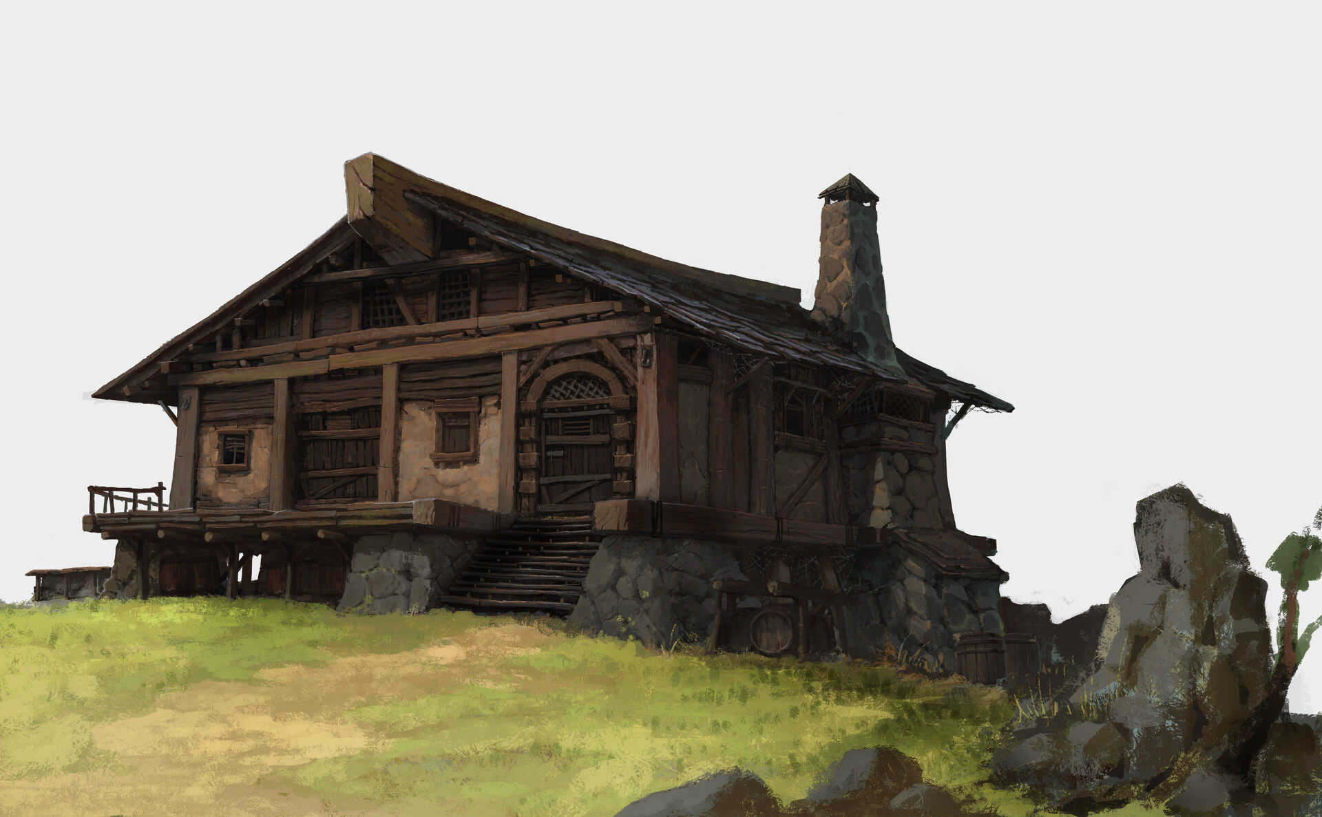 medieval wooden house medieval wooden house