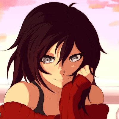 "A Soft Summer Sunset" RWBY Fan Art