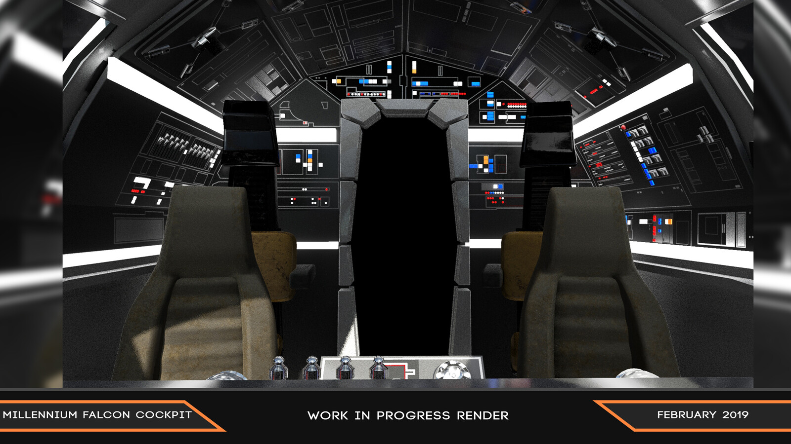 star wars background millennium falcon cockpit