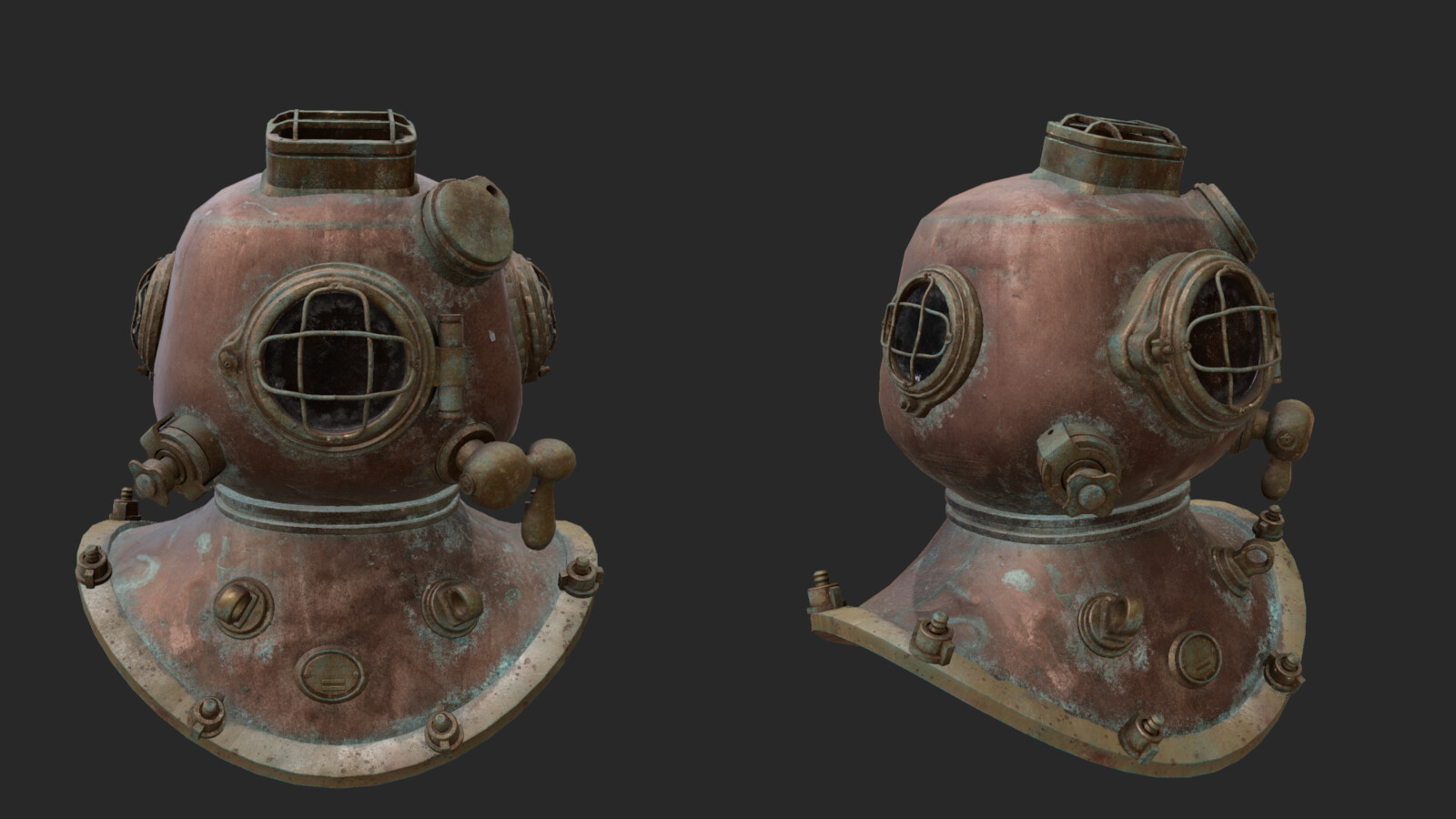 Texturing round 1, needs more grime