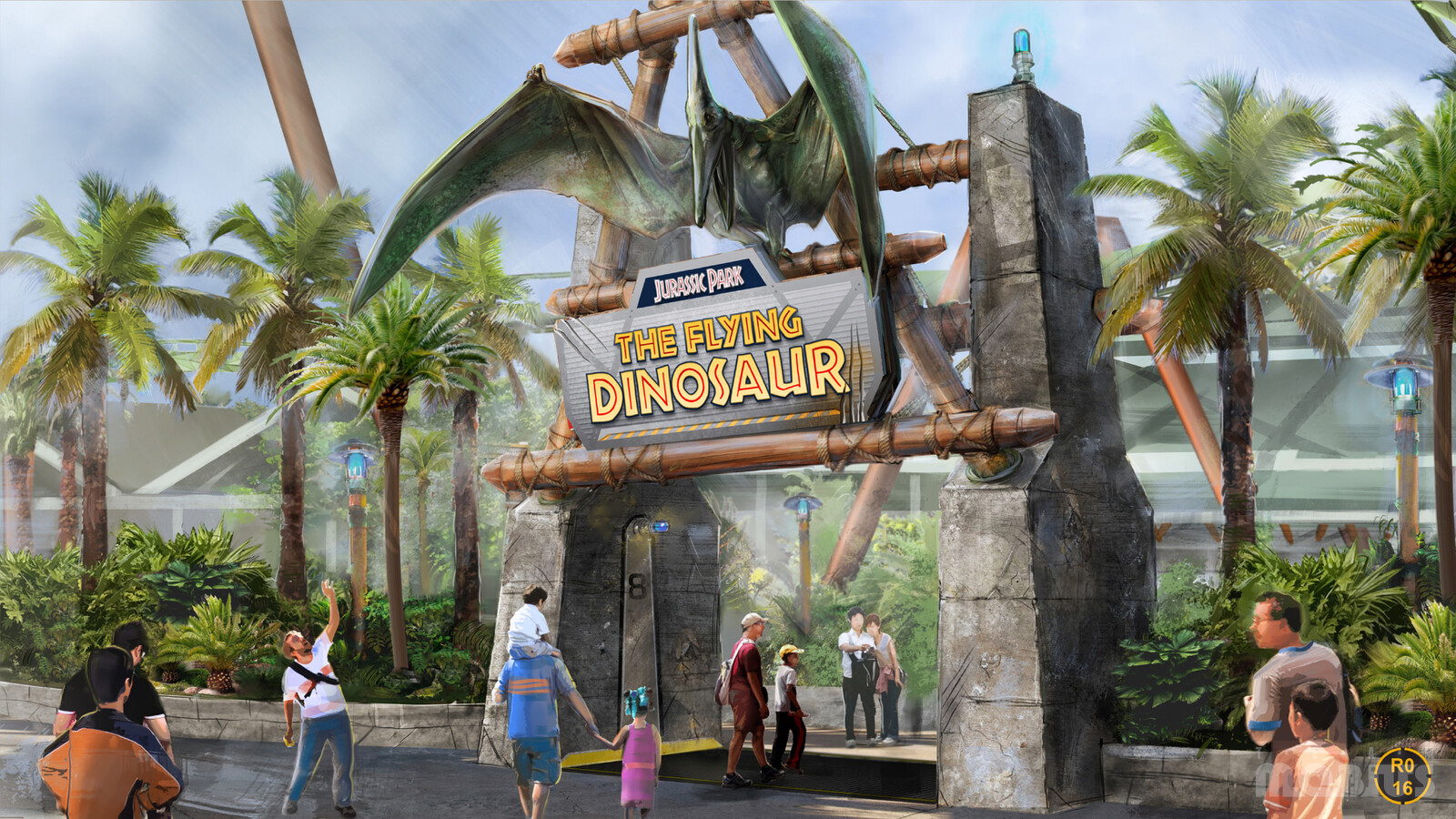 flying dinosaurs in jurassic park 3