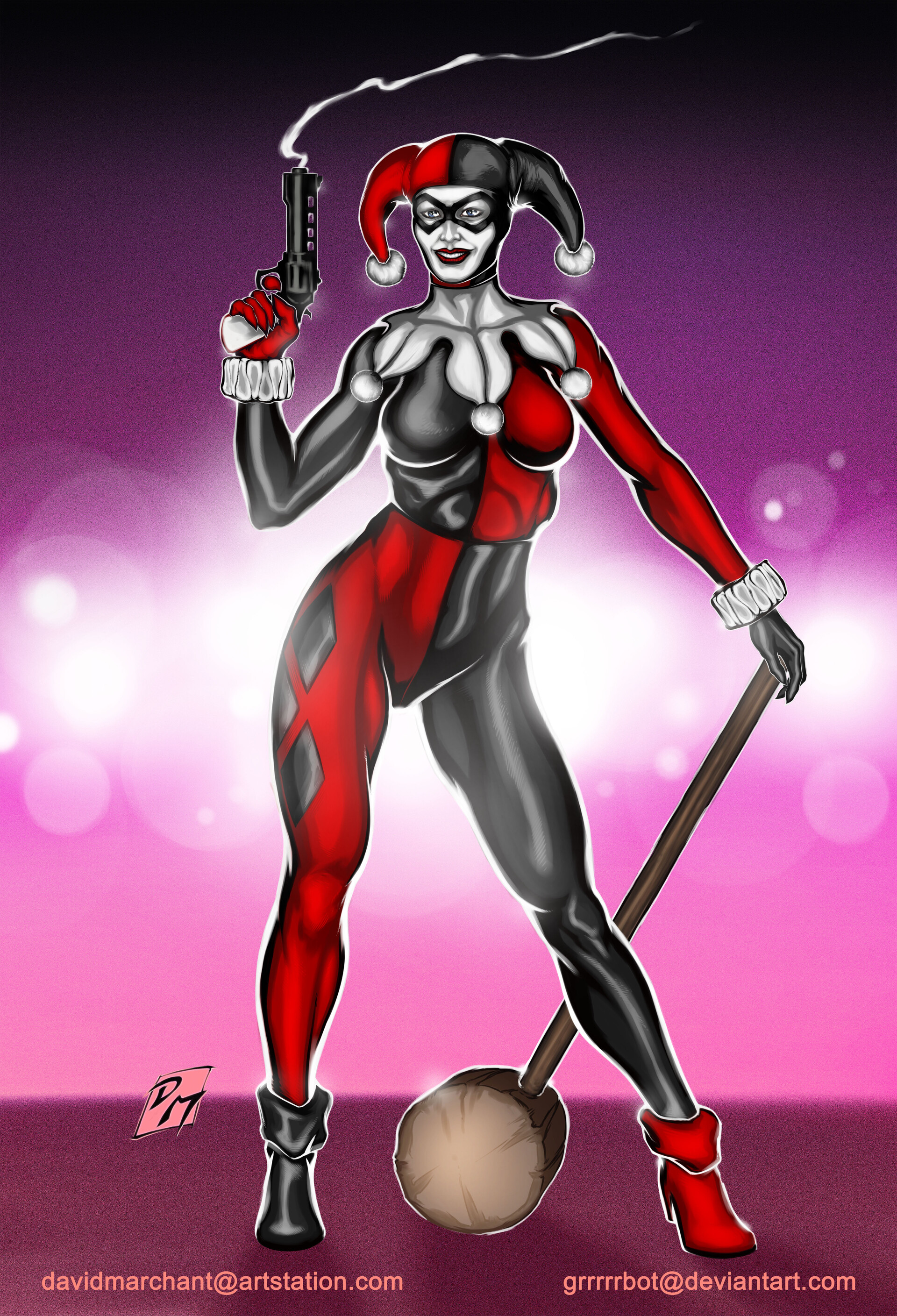 ArtStation Harley Quinn, David Marchant