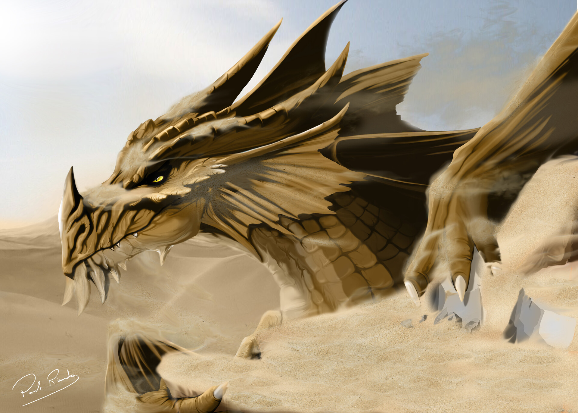ArtStation Sand Dragon